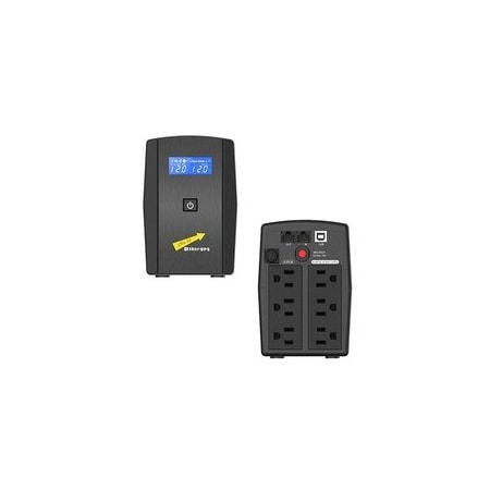 Cable Wholesale Vesta Pro 600 UPS VP, 600 VA (Volt Amps), Uninterrupted Power Supply, Black 91W1-30600